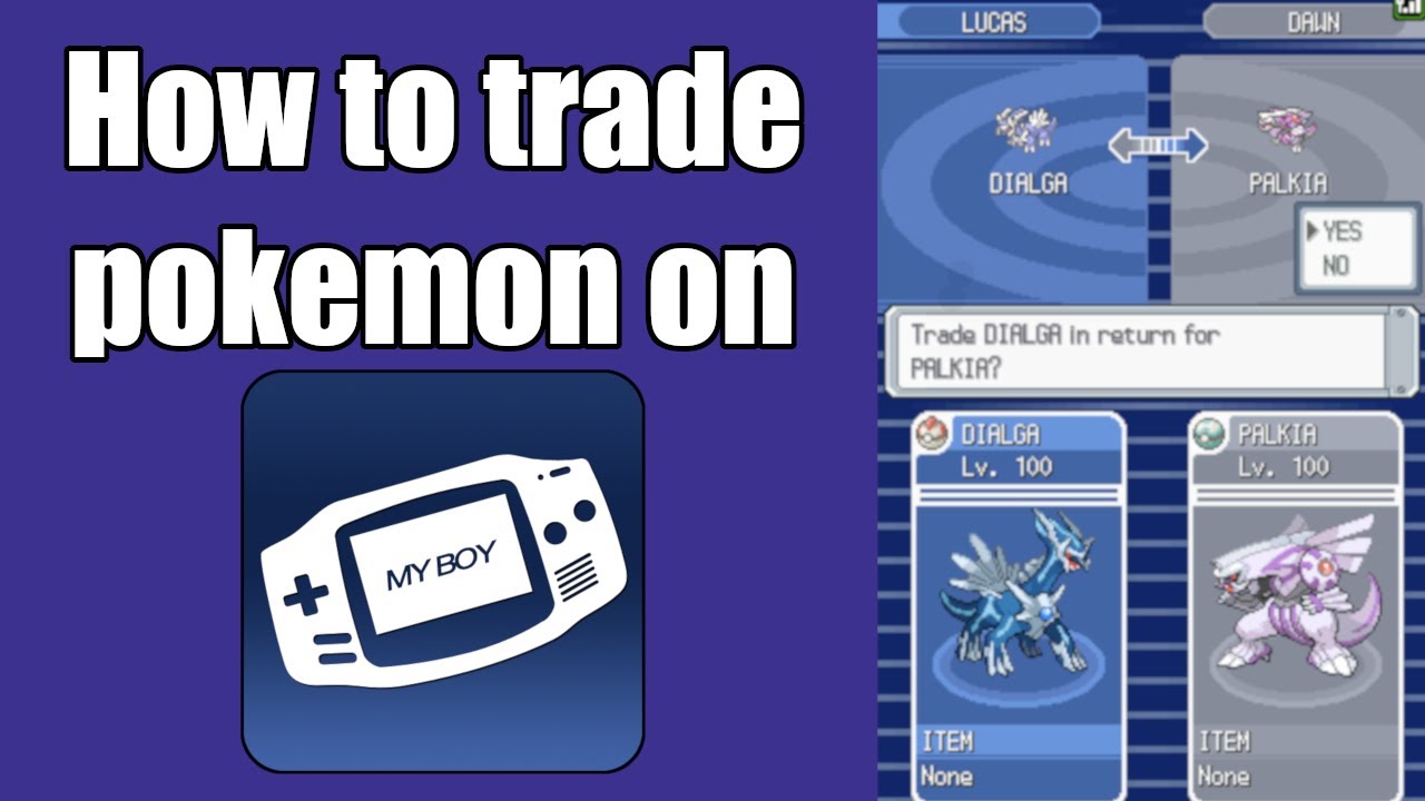 how to trade pokemon on an emulator mac